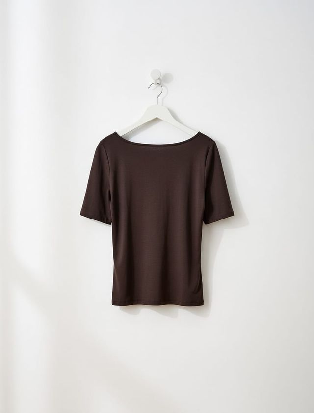 Blusa Zara manga corta algodón modal
