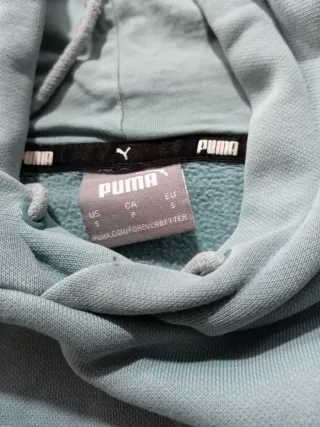 Sudadera Puma Unisex Talla Única Verde Azulado