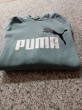 Sudadera Puma Unisex Talla Única Verde Azulado