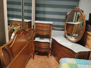 Cabecero 1.35, Mesitas y Coqueta