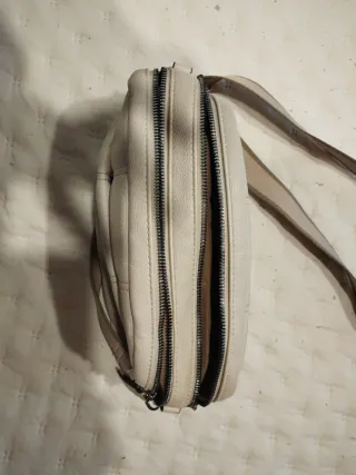Bolso bandolera beige