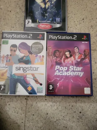 Juegos PS2: Singstar y Pop Star Academy