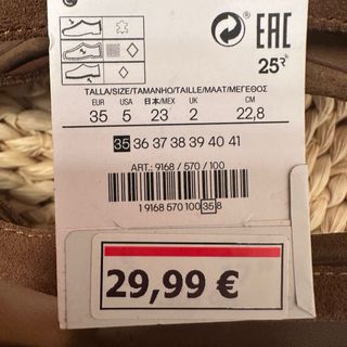 Zapatos Stradivarius Marrones Talla 39