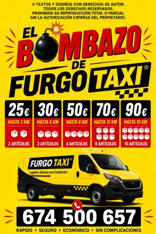 MUDANZAS OVIEDO FURGO TAXI ®