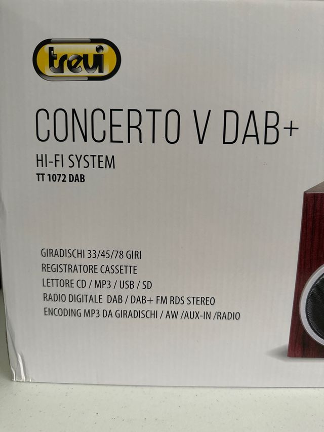 Trevi TT 1072 Dab Tocadiscos Estéreo