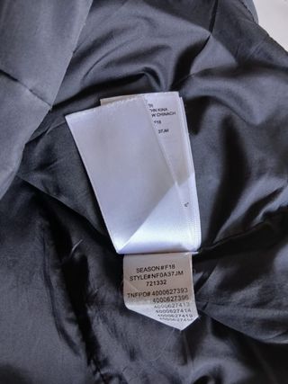 the north face gilet jacket size XS grey