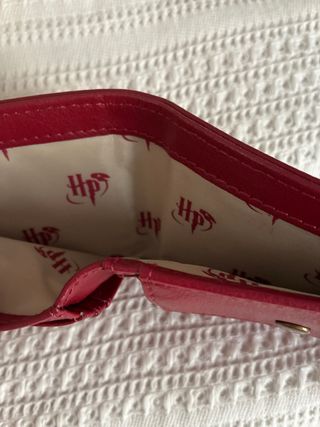 Cartera Harry Potter 9 3/4 Roja y Dorada