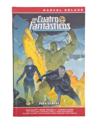 Marvel deluxe los 4 fantásticos de dan slott 1....