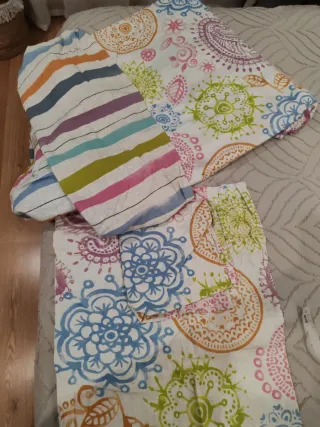 Funda Nórdica Reversible 150cm + 2 Fundas Almohada