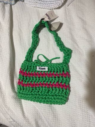 Bolso artesanal de trapillo se vende po u/ o todas