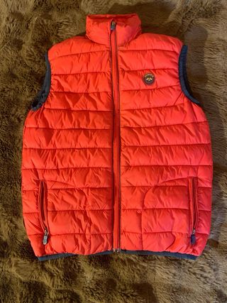 Abrigo sin mangas Spagnolo/ Chaleco/ Rojo/ Talla S