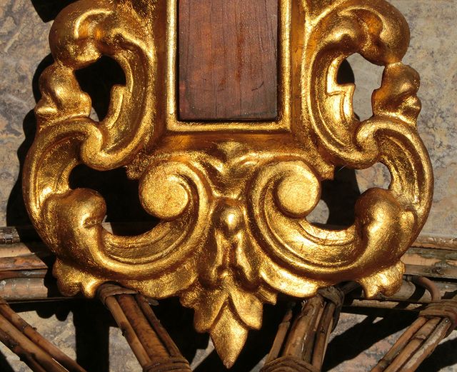 CRUCIFIJO CORNUCOPIA MADERA ESTUCO CRISTO PINTADO