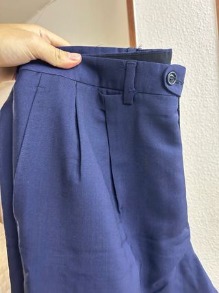 Lote 5 pantalones diseño azul y gris