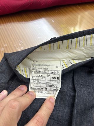 Lote 5 pantalones diseño azul y gris