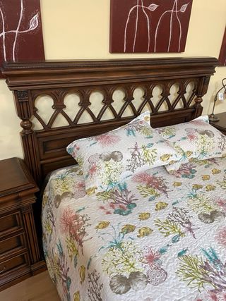 Dormitorio madera rústico sin estrenar