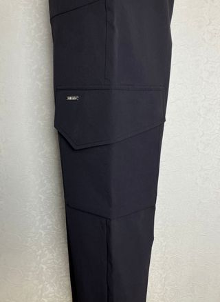 Pantalones cargo negros con cinturón Talla S Aim'n