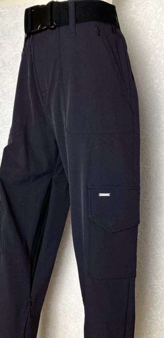 Pantalones cargo negros con cinturón Talla S Aim'n