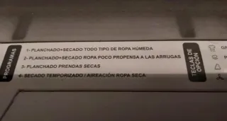 Planchadora secadora Fagor Dirón