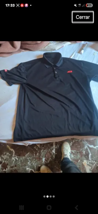 Polo Nike Negro Talla XL