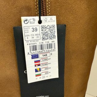 Talla 39 - Botas piel serraje Cortefiel