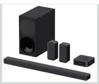 Barra Sonido y Accesorios Negro