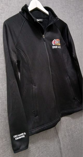 the north face pile zip woman size M black