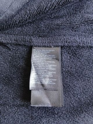 the north face pile zip woman size M black