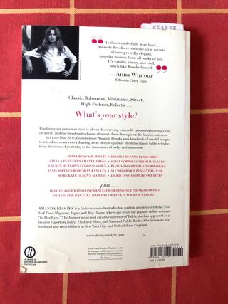 Libro “I love your style” de Amanda Brooks