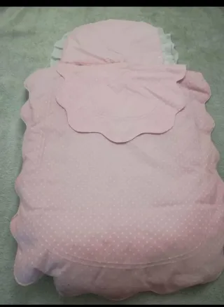 Saco capazo niña reversible