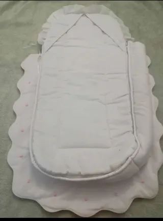 Saco capazo niña reversible