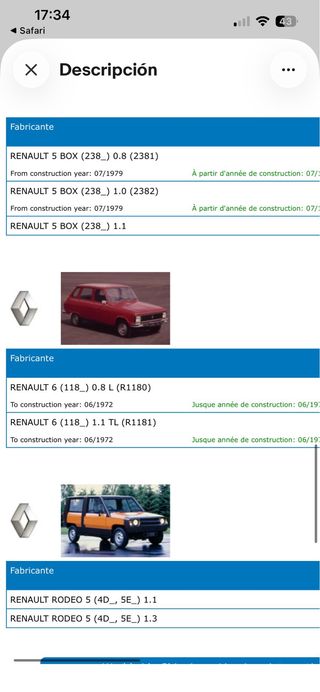 Filtro de Aire Purolator AF-3113 renault 5 nissan