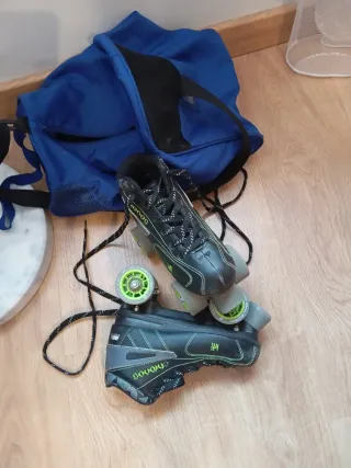 Patines de hockey negros marca Chronos