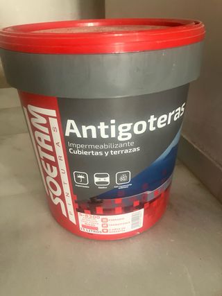 Pintura Antigoteras SOETAM Caucho Acrílico Rojo 15