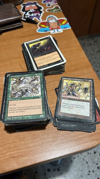 Lote Cartas Magic MTG Borde Antiguo Años 90
