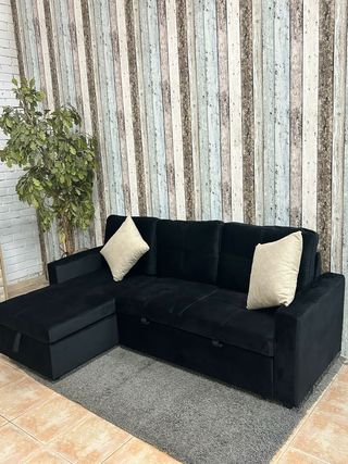 Sofá chaise longue cama con arcón - Nuevo