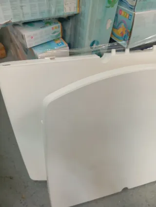 Mesa Comedor Extensible Blanca Plástico