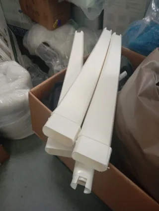 Mesa Comedor Extensible Blanca Plástico