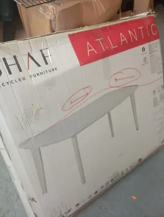 Mesa Comedor Extensible Blanca Plástico