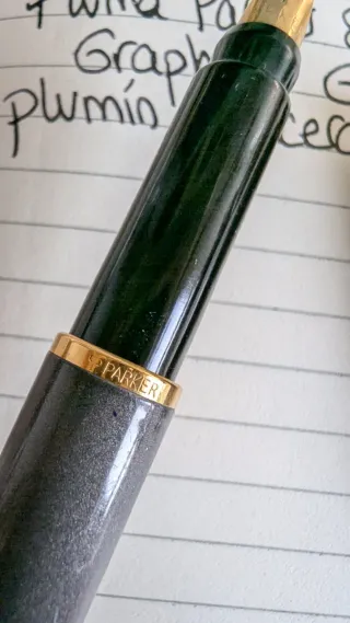 Pluma Parker 88 Rialto Graphite GT vintage