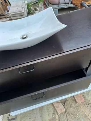 Mueble de baño con lavabos