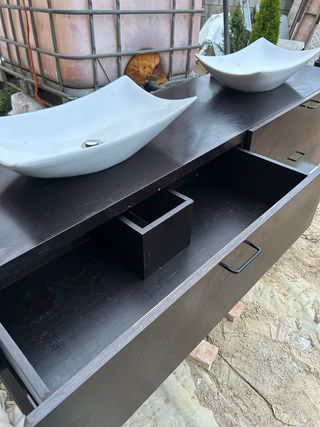 Mueble de baño con lavabos