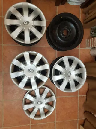 Llantas Chapa Renault Clio III y tapacubos