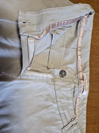 Pantaloni dritti donna beige