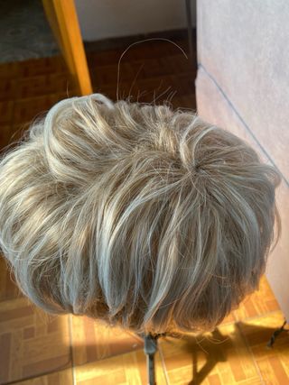 Peluca Pelo Sintético Mujer rubio