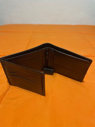 Cartera de piel Paco Martinez negra