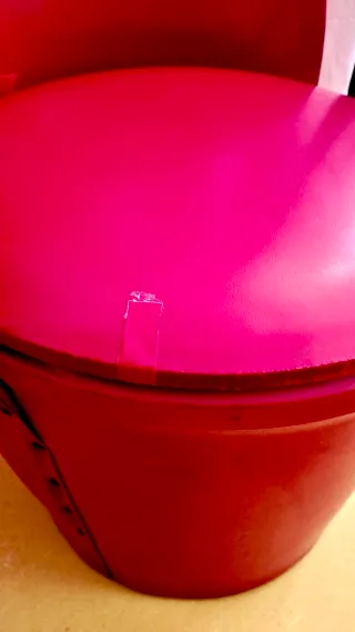 Poltrona rossa vintage