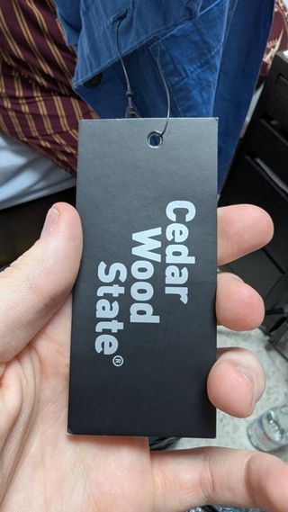 Camisa Azul Manga Larga Cedar Wood State