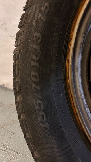 Juego de 2 Ruedas 13” 3 tornillos