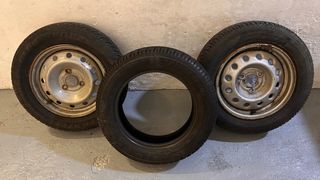 Juego de 2 Ruedas 13” 3 tornillos