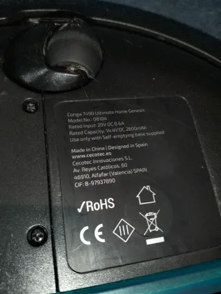 Robot Aspirador Cecotec Conga 7490 Autovaciado